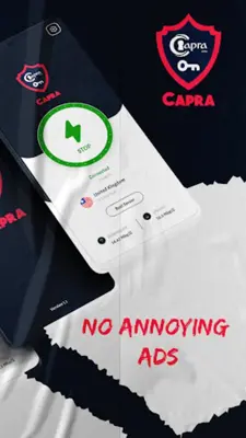 Capra VPN - Fast & Proxy android App screenshot 1